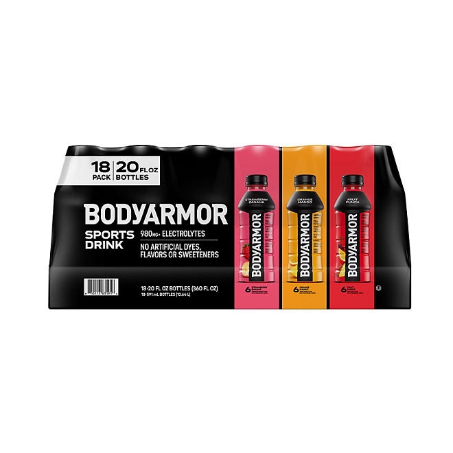 BODYARMOR Sports Drink Variety Pack 20 fl. oz., 18 pk. 3