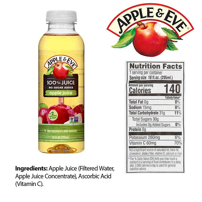 Apple & Eve 100% Apple Juice 10 oz., 24 pk. 4