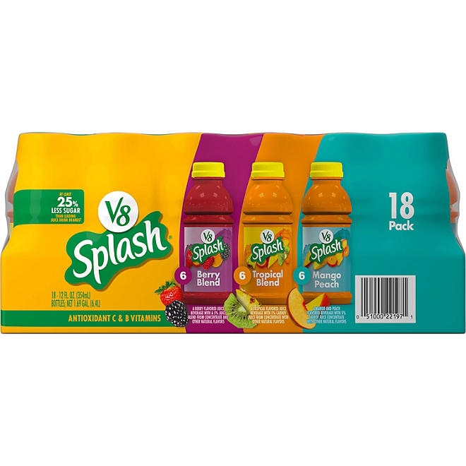 V8 Splash Variety Pack 12 fl. oz., 18 pk. 3