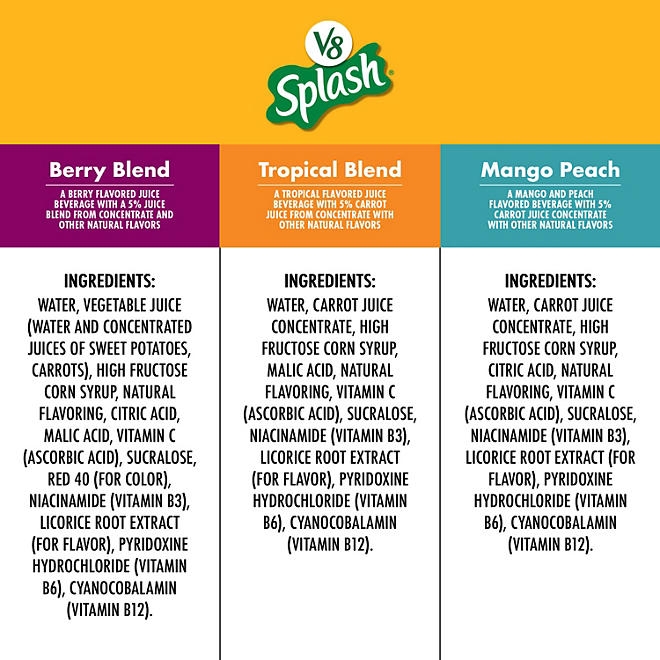 V8 Splash Variety Pack 12 fl. oz., 18 pk. 5