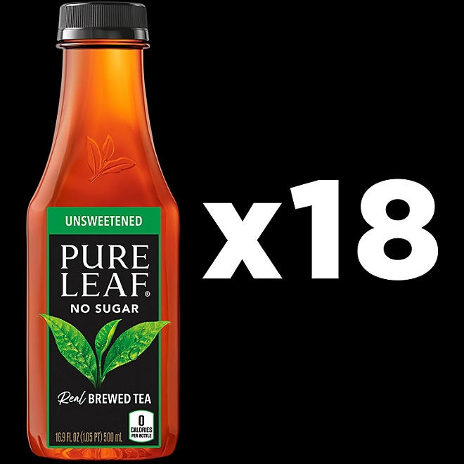 Pure Leaf Real Brewed Tea Unsweetened Black Tea 16.9 fl. oz., 18 pk. 5