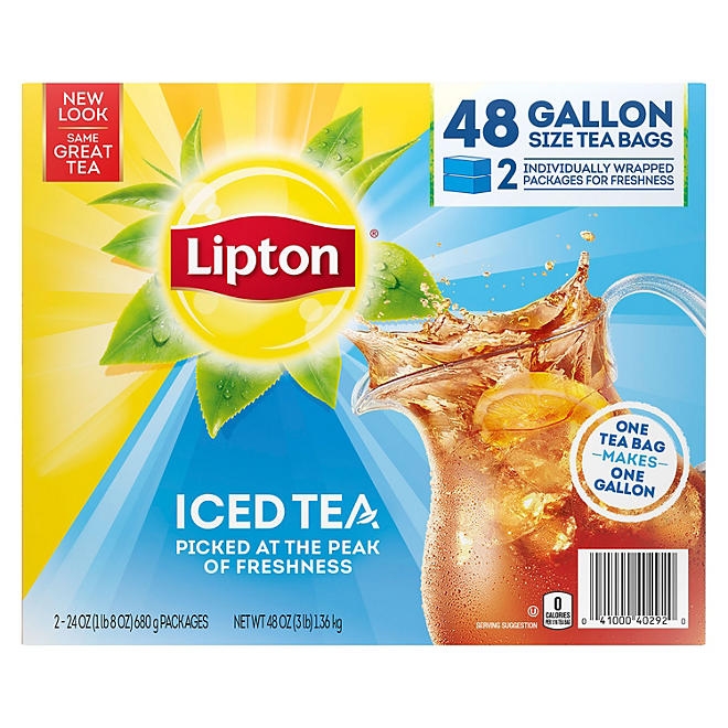 Lipton Iced Tea, Gallon Size Tea Bags, 48 ct. 3