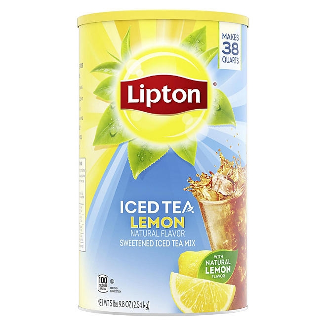 Lipton Sweetened Iced Tea Mix, Lemon, 89.8 oz. 3