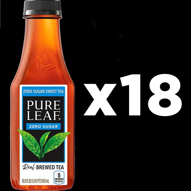 Pure Leaf Zero Sugar Real Brewed Tea Sweet Tea, 16.9 fl. oz., 18 pk. 5