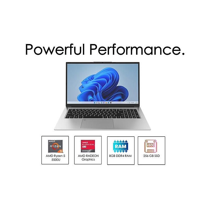 Gateway 17.3" FHD IPS Window Laptop | AMD Ryzen 5 | 8GB RAM | 256GB SSD | 2-Year Limited Warranty 4