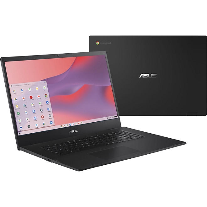 ASUS Chromebook CX1, 17.3" Full HD NanoEdge Display, Intel Celeron N4500 Processor, 128GB eMMC Storage, 4GB RAM, ChromeOS, Mineral Grey, CX1700CKA-SS48F 3