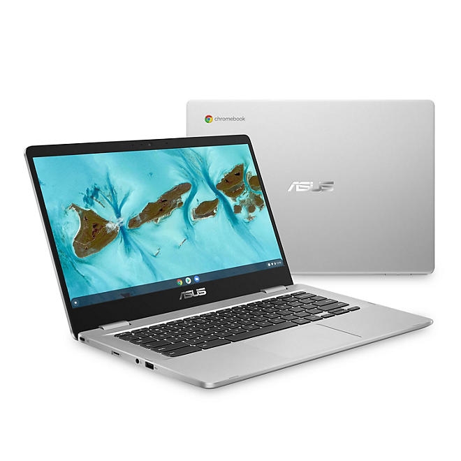 ASUS 14" Chromebook | Intel® Celeron® Processor | 4GB RAM | 64GB Storage | Chrome OS | 2-Year Warranty + 1-Year Accidental Damage Protection 3