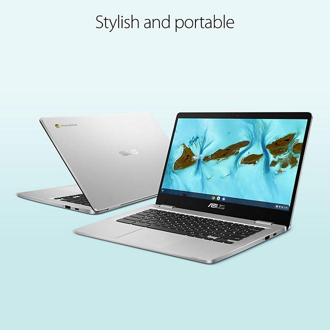 ASUS 14" Chromebook | Intel® Celeron® Processor | 4GB RAM | 64GB Storage | Chrome OS | 2-Year Warranty + 1-Year Accidental Damage Protection 4