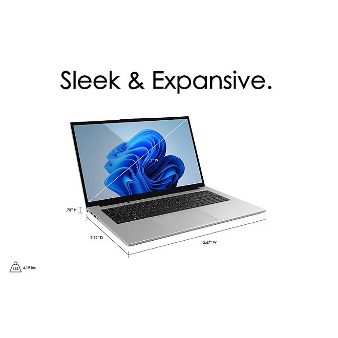 Gateway 17.3" FHD Windows 11 Laptop | Intel Processor | 4GB RAM | 128GB eMMC | 1-Year M365 Subscription | 2-Year Limited Warranty 5