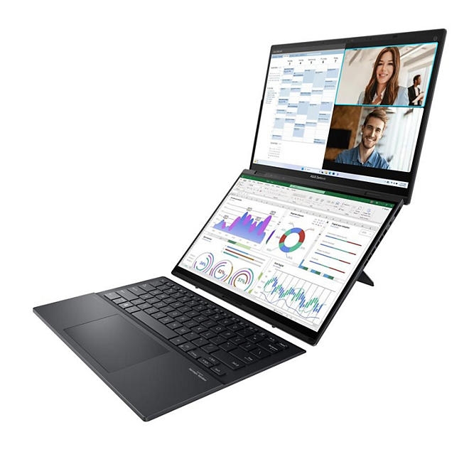 ASUS Zenbook DUO 14" WUXGA OLED Dual Touchscreen Windows Laptop | Intel Core Ultra 9 185H | 16GB RAM | 1TB SSD | 2-Year Warranty + 1-Year Accidental Damage Protection 4