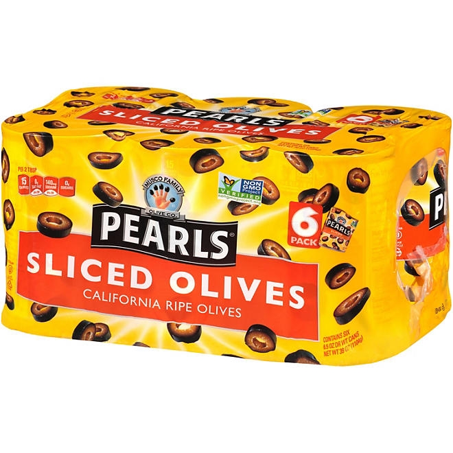 Pearls Sliced Olives, 6.5 oz., 6 pk. 5