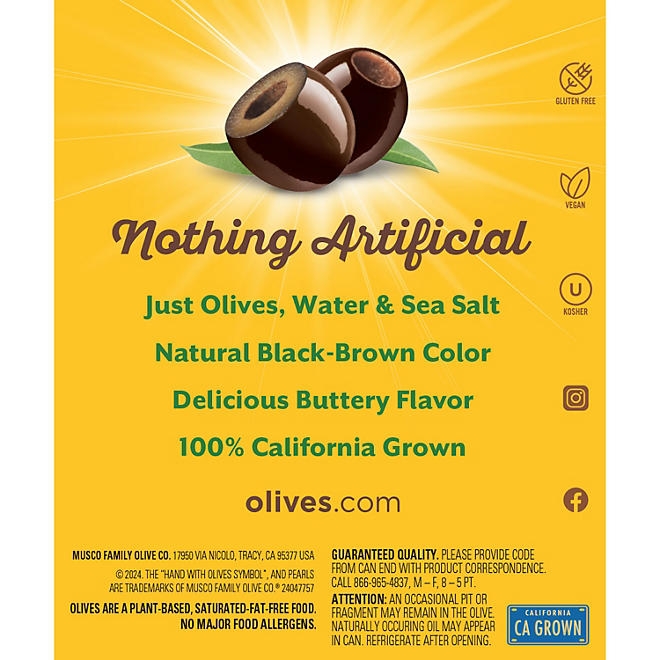Pearl's Pitted Black Olives To Go Cups, 1.2 oz., 16 pk. 5