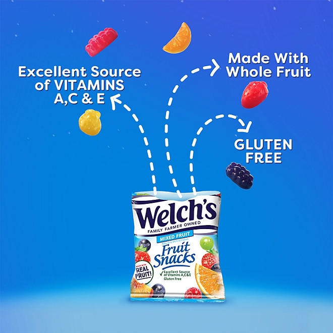 Welch's Mixed Fruit Fruit Snack, 0.8 oz, 90 pk. 5