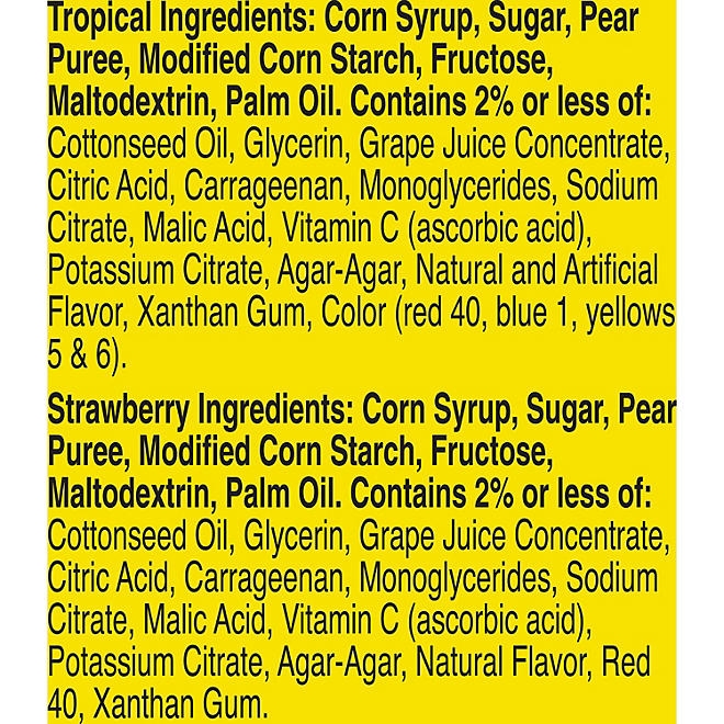 Gushers Strawberry & Tropical Variety Pack Snacks, 0.8 oz., 42 pk. 5