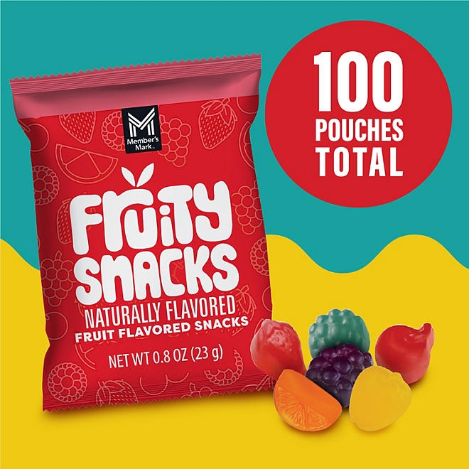 Member's Mark Fruity Snacks, 0.8 oz., 100 pk. 5