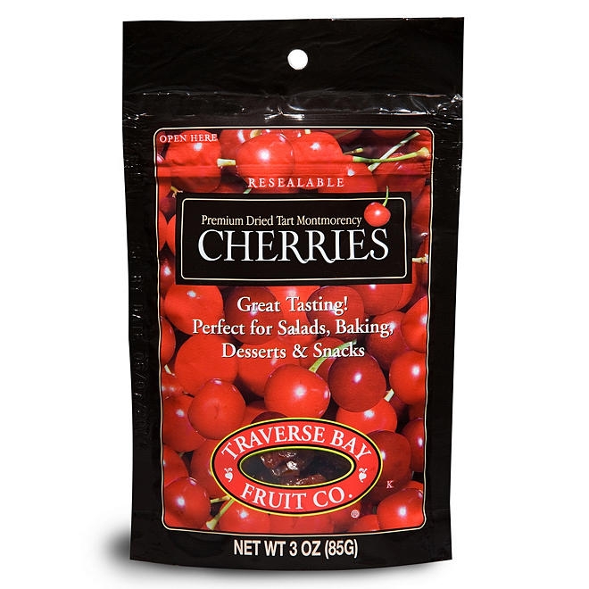 Traverse Bay Fruit Co. Premium Dried Montmorency Cherries, 3 oz., 12 pk. 3