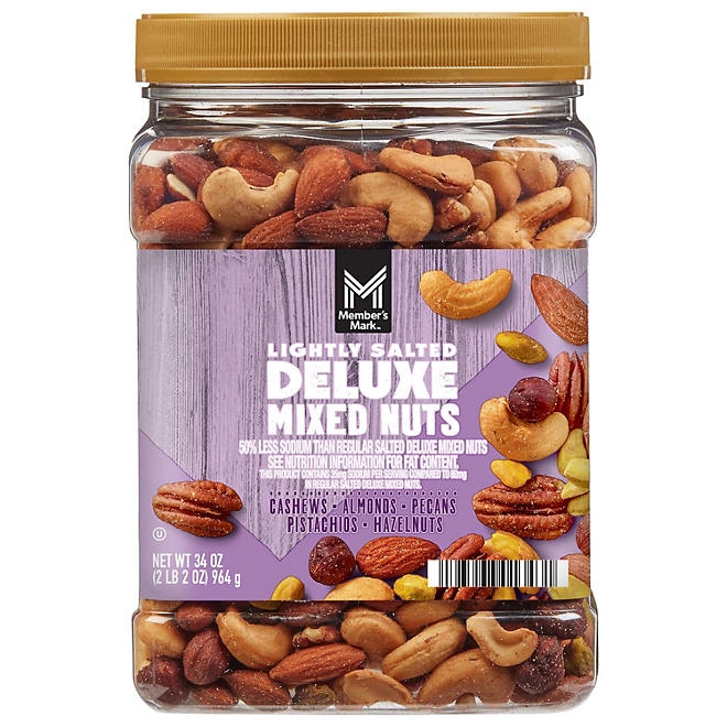 Member's Mark Lightly Salted Deluxe Mixed Nuts, 34 oz. 3