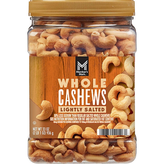 Member's Mark Lightly Salted Whole Cashews, 33 oz. 3