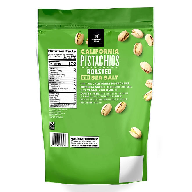 Member's Mark Roasted & Salted Pistachios, 48 oz. 4