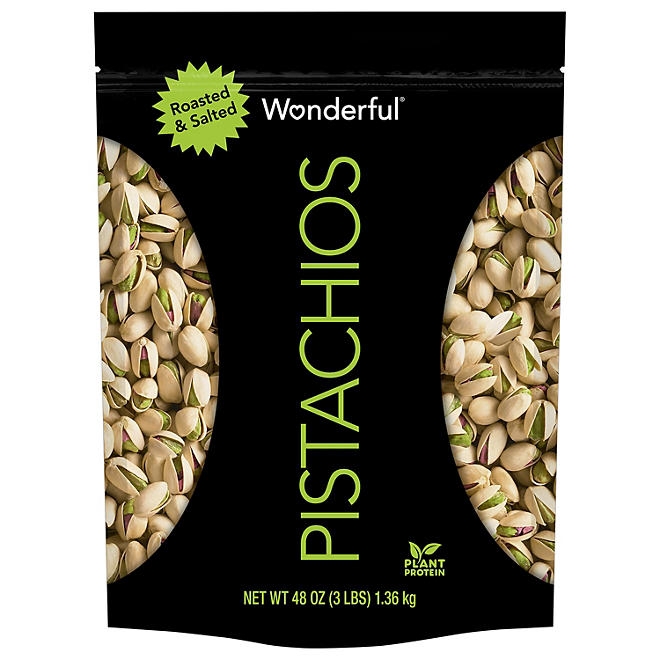 Wonderful Roasted & Salted Pistachios, 48 oz. 3