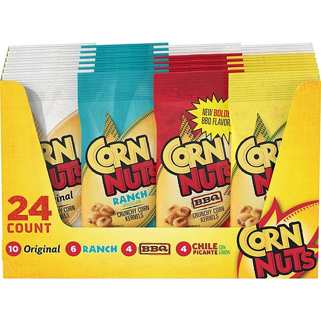 Corn Nuts Crunchy Corn Snacks, Variety Pack, 1.7 oz., 24 pk. 3