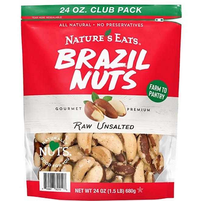 Nature's Eats Raw Unsalted Brazil Nuts 24 oz. 3