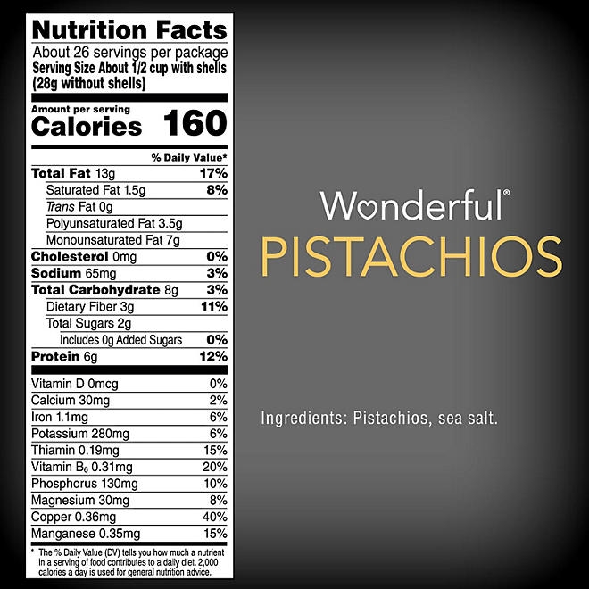 Wonderful Lightly Salted Pistachios, 48 oz. 4