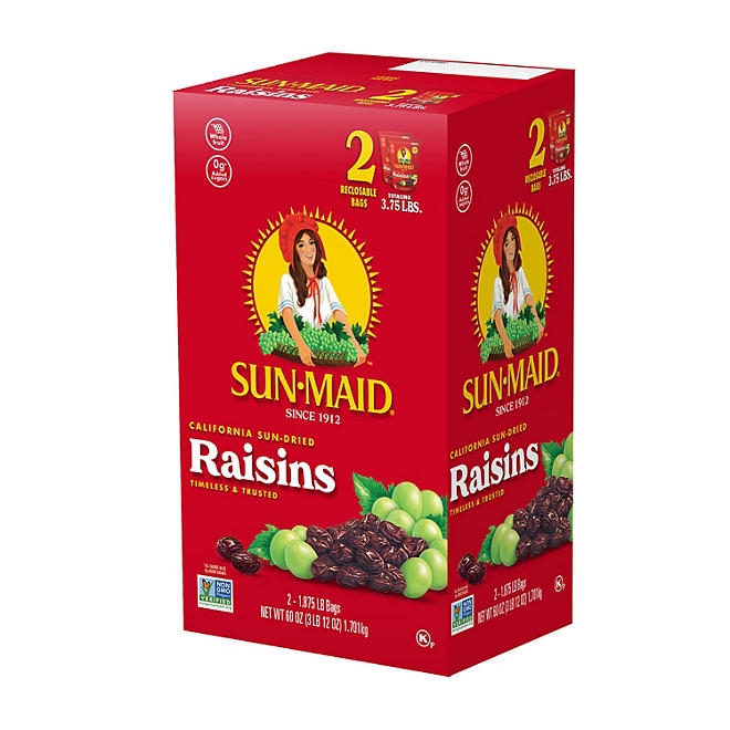 Sun-Maid California Sun-Dried Raisins, 30 oz., 2 pk. 5