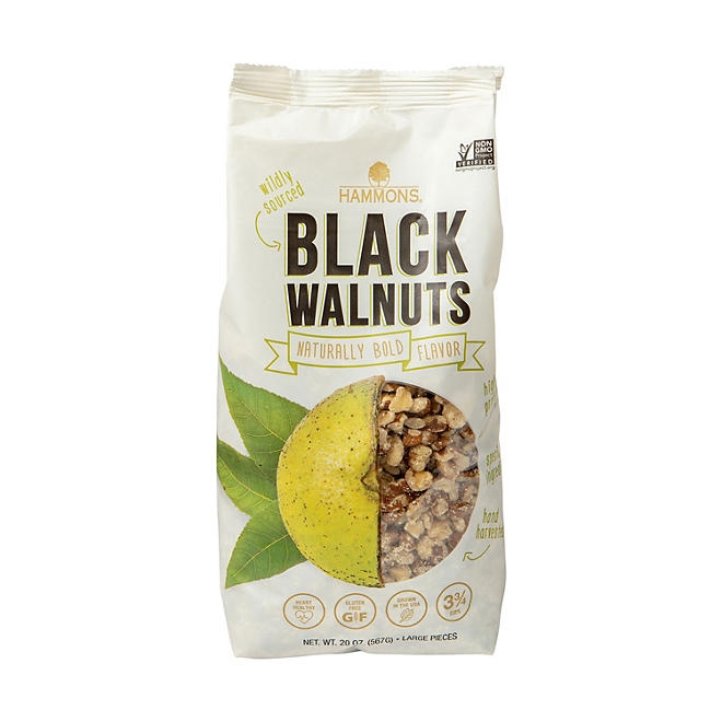 Hammons Shelled American Fancy Large Black Walnuts, 20 oz. 3
