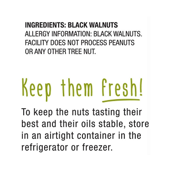 Hammons Shelled American Fancy Large Black Walnuts, 20 oz. 4