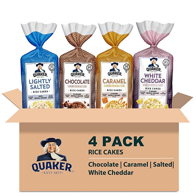 Quaker Rice Cakes, Variety Pack, 4 pk. 3