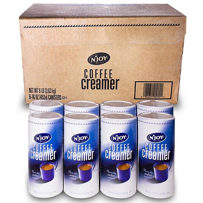 N'Joy Powdered Coffee Creamer, 16 oz., 8 ct. 4