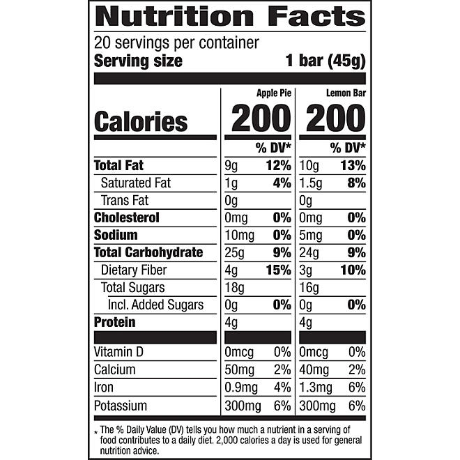 Larabar Fruit & Nut Bar, Apple Pie and Lemon Bar, 20 pk. 4