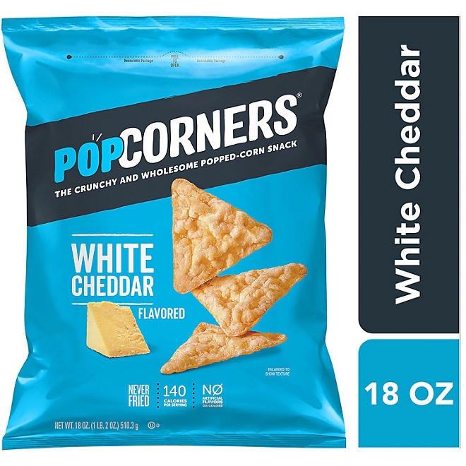 PopCorners White Cheddar Popped-Corn Snack, 18 oz. 5