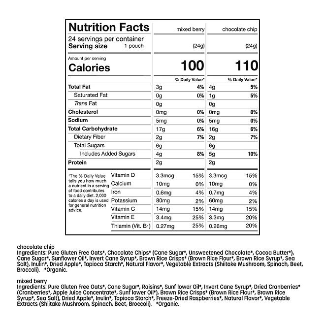 MadeGood Mixed Berry & Chocolate Chip Granola Minis, 24 pk. 4