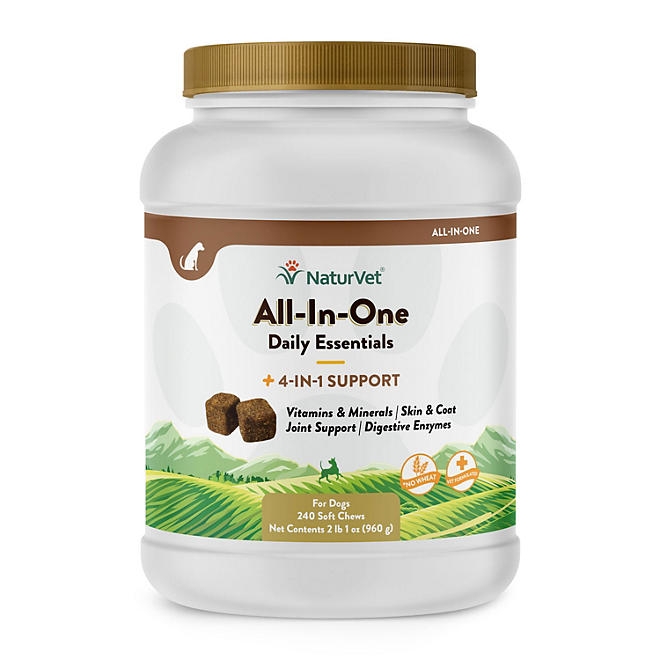NaturVet, All-in-One Soft Chews for Dogs, 240 ct. 3