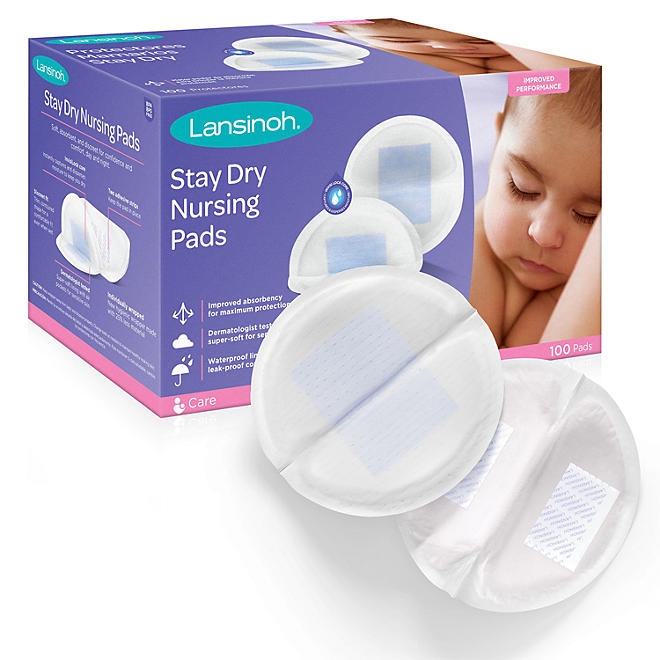 Lansinoh Stay-Dry Leak-Proof Nursing Pads, 100 ct. 3