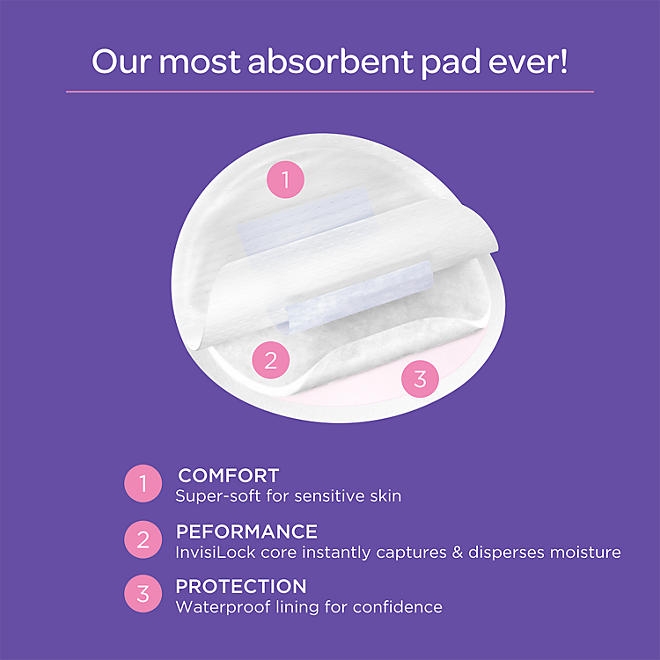 Lansinoh Stay-Dry Leak-Proof Nursing Pads, 100 ct. 4