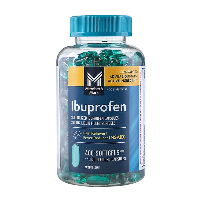 Member's Mark Ibuprofen Softgels, 200 mg, 400 ct. 3