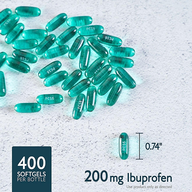 Member's Mark Ibuprofen Softgels, 200 mg, 400 ct. 5