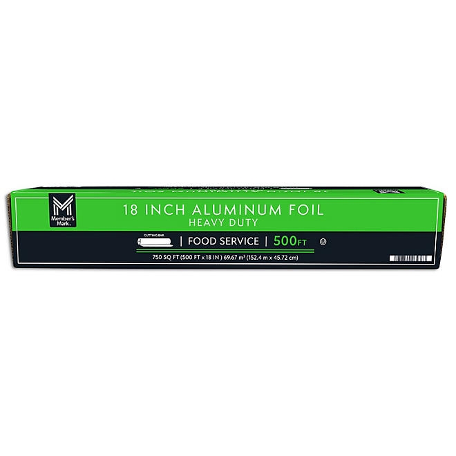 Member's Mark Heavy Duty Foodservice Foil 18" x 500' 3