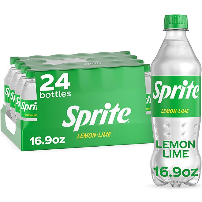Sprite Lemon Lime Soda Soft Drinks, 16.9 fl oz., 24 pk. 3