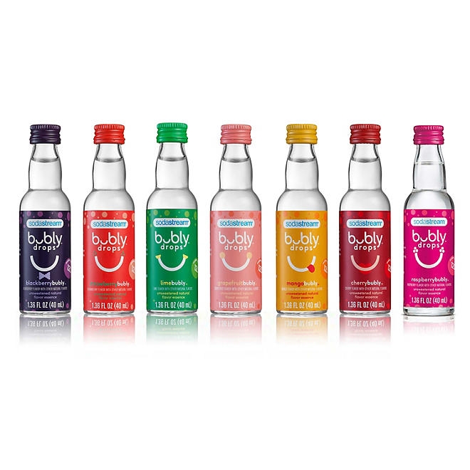 SodaStream Bubly Drops 7 Flavor Variety Pack, 8 Fl Oz 3