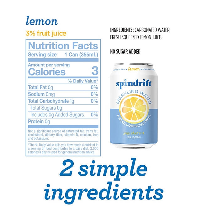 Spindrift Sparkling Water Variety Pack 12 fl. oz., 24 pk. 4