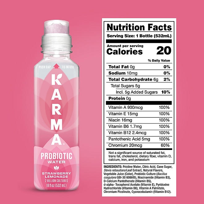 Karma Probiotic Water Variety Pack 18 oz., 12 pk. 5