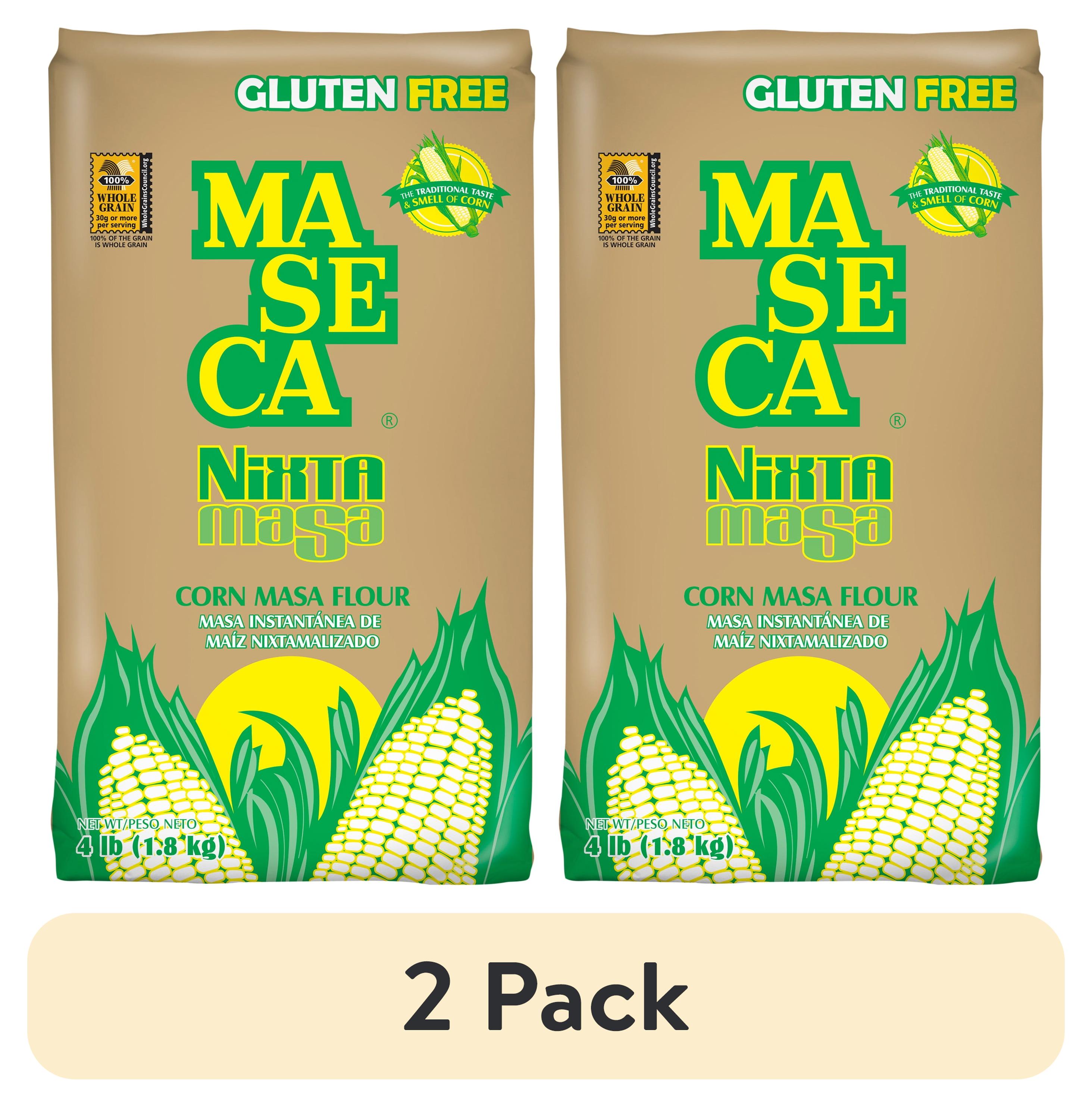(2 pack) Maseca Nixtamasa Instant Corn Masa Flour, 4 Lb Bag