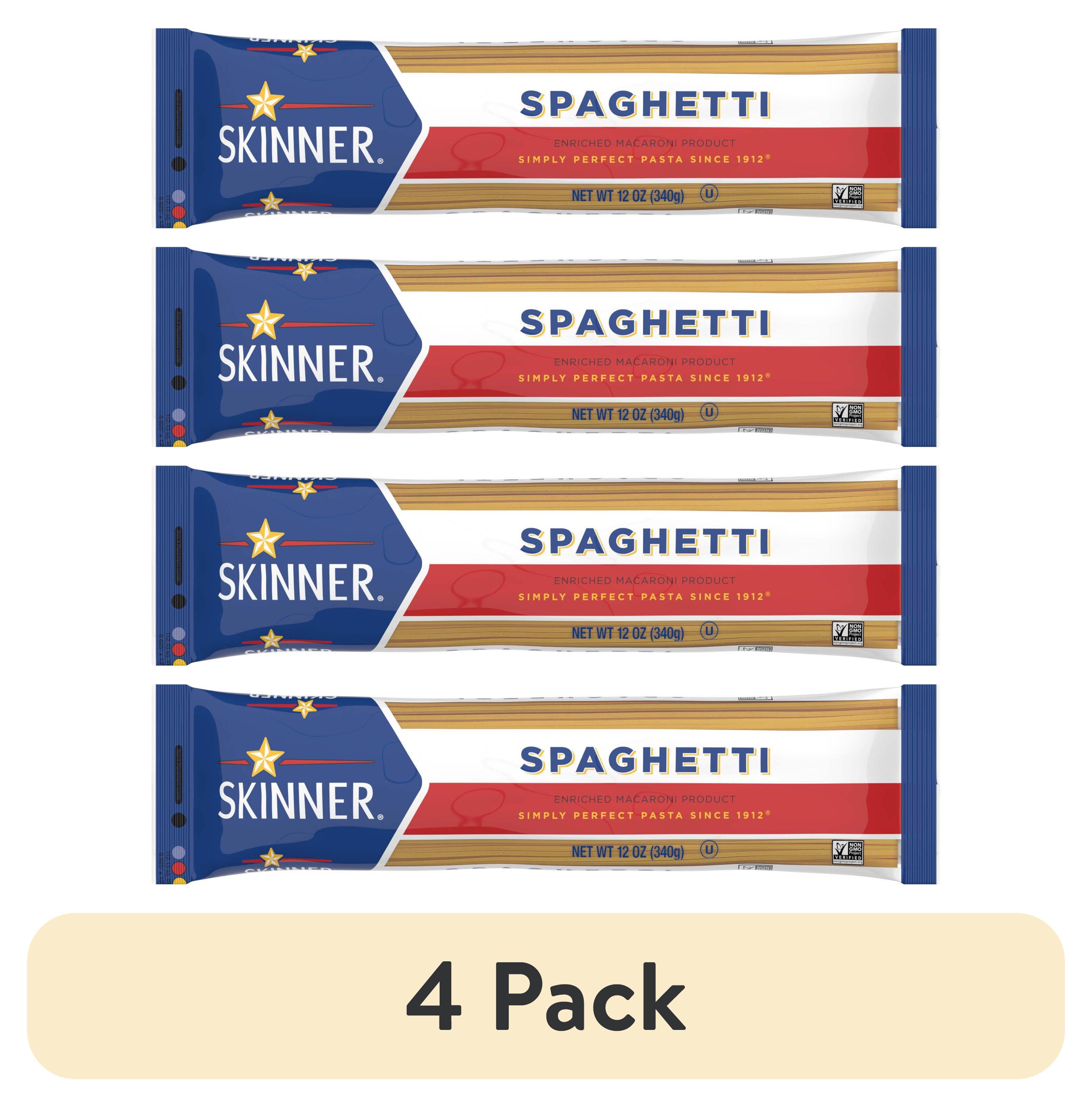 (4 pack) Skinner 12 oz Spaghetti Pasta