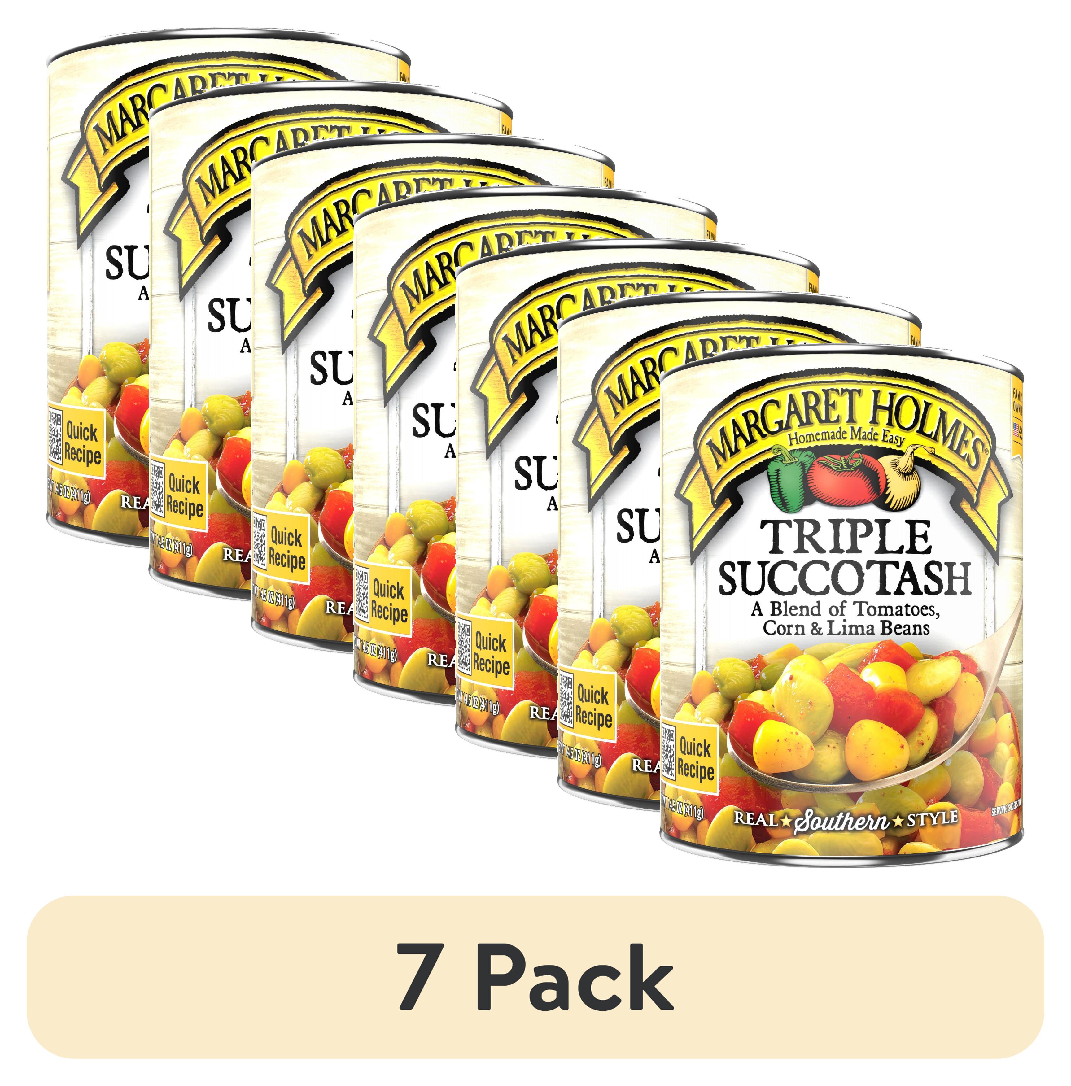 (7 pack) Margaret Holmes Triple Succotash, 14.5 oz., Can