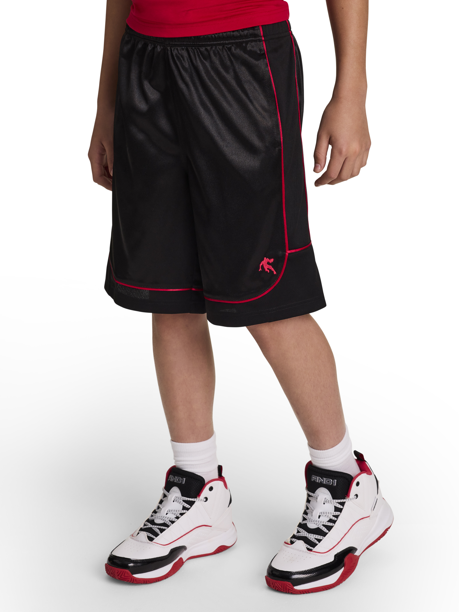 Boys All Court Basketball Athletic Shorts, 9” Inseam, Sizes 4-18