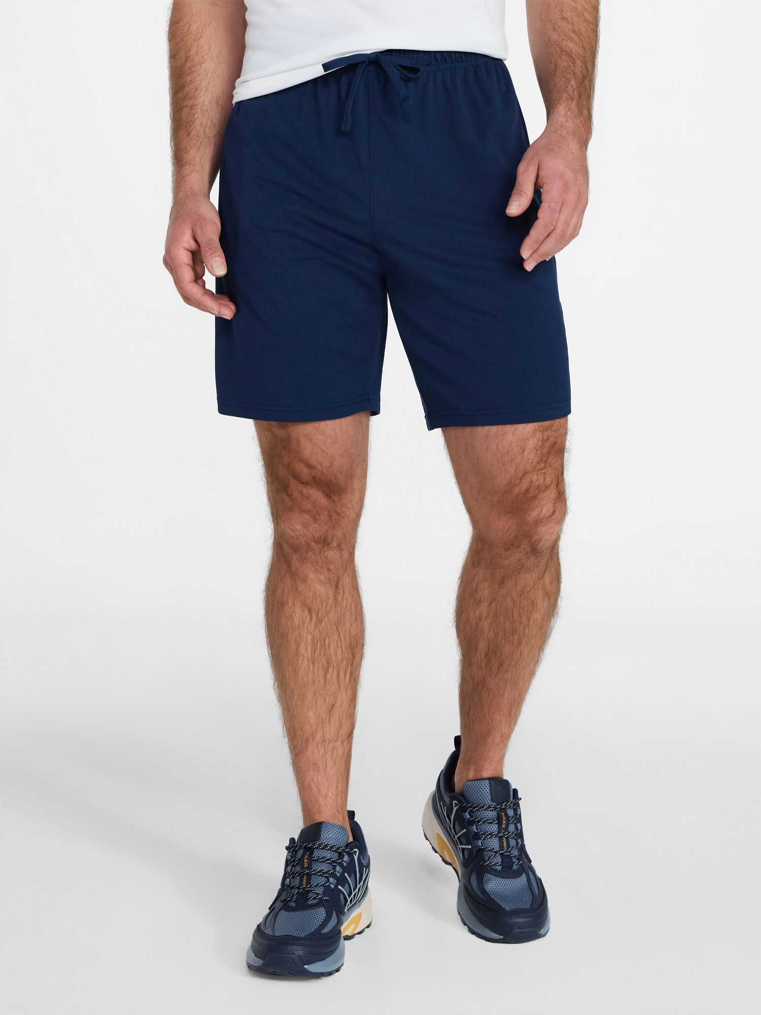 Men's and Big Men's Active Mesh Shorts, 9" Inseam, Sizes XS-5XB